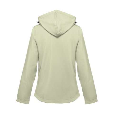 THC ZAGREB WOMEN. Casaco softshell cintado para senhora - Verde pastel
