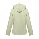 THC ZAGREB WOMEN. Casaco softshell cintado para senhora - Verde pastel
