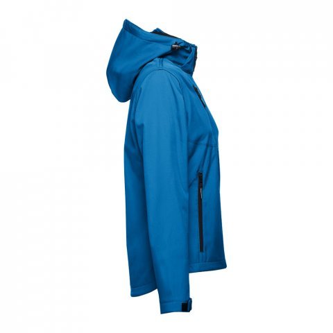 THC ZAGREB WOMEN. Casaco softshell cintado para senhora - Azul petr&oacute;leo
