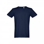 THC SAN MARINO. T-shirt manches courtes homme en coton peign&eacute; - Bleu