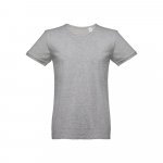 THC SAN MARINO. T-shirt manches courtes homme en coton peign&eacute; - Gris clair matte