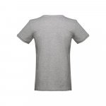 THC SAN MARINO. T-shirt manches courtes homme en coton peign&eacute; - Gris clair matte
