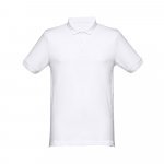 THC MONACO WH. Kurzarm-Poloshirt f&uuml;r Herren aus kardierter Baumwolle - Wei&szlig;