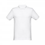 THC MONACO WH. Kurzarm-Poloshirt f&uuml;r Herren aus kardierter Baumwolle - Wei&szlig;