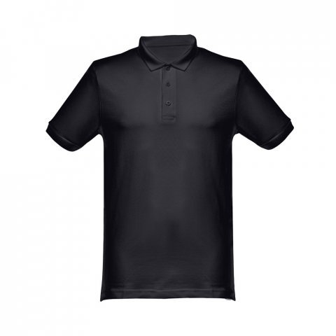 THC MONACO. Herren Poloshirt - Schwarz