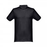 THC MONACO. Herren Poloshirt - Schwarz