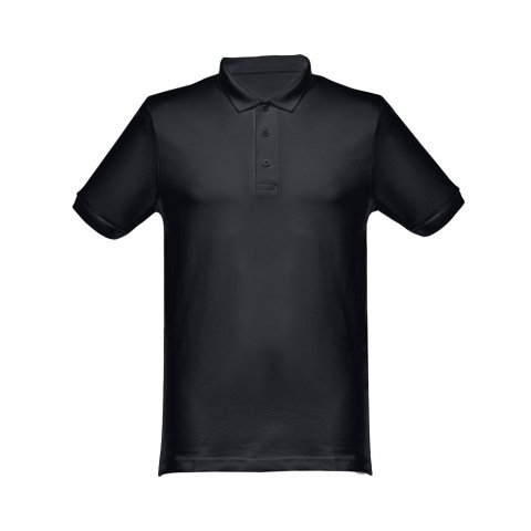 THC MONACO. Herren Poloshirt - Schwarz