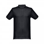 THC MONACO. Herren Poloshirt - Schwarz