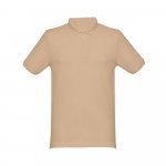 THC MONACO. Herren Poloshirt - Hellbraun