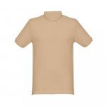 THC MONACO. Herren Poloshirt - Hellbraun