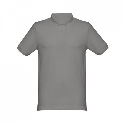 THC MONACO. Herren Poloshirt - Grau