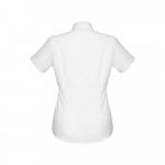 THC LONDON WOMEN WH. Women's short-sleeved oxford shirt. White - White