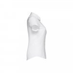 THC LONDON WOMEN WH. Women's short-sleeved oxford shirt. White - White