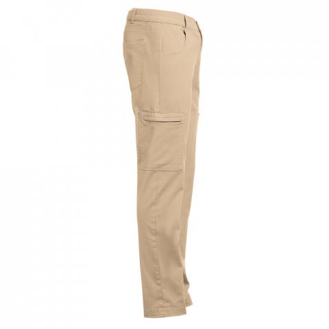 THC TALLINN. Nohavice z bavlny a elast&aacute;nu - Svetlohned&aacute;