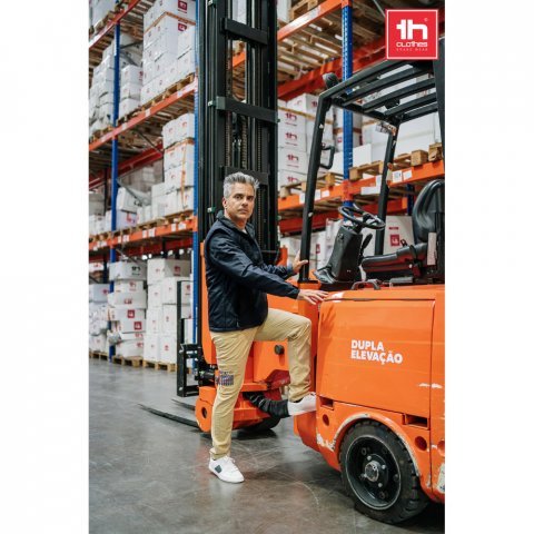 THC TALLINN. Nohavice z bavlny a elast&aacute;nu