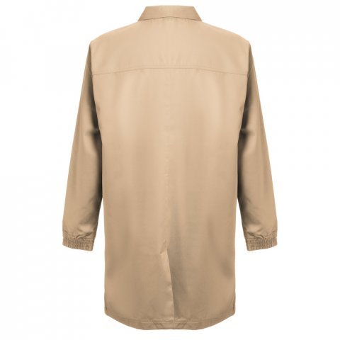 THC MINSK. Blouse de travail en coton et polyester - Brun clair