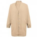 THC MINSK. Blouse de travail en coton et polyester - Brun clair