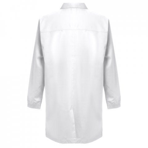 THC MINSK WH. Blouse de travail en coton et polyester. Couleur blanche - Blanc
