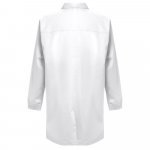 THC MINSK WH. Blouse de travail en coton et polyester. Couleur blanche - Blanc