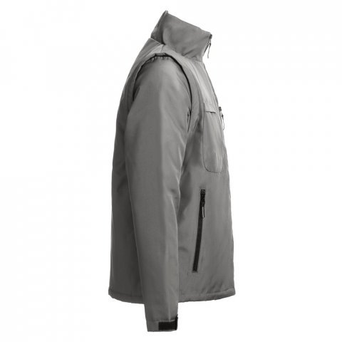 THC ASTANA. Veste polyester matelass&eacute;e (unisexe) - Gris