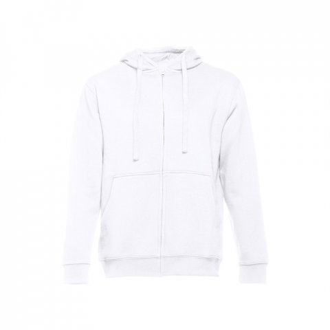 THC AMSTERDAM WH. Herren Kapuzenpulli - Wei&szlig;
