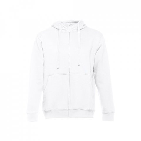 THC AMSTERDAM WH. Herren Kapuzenpulli - Wei&szlig;