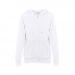 THC AMSTERDAM WOMEN WH. Sudadera de mujer con cremallera y capucha - Blanco