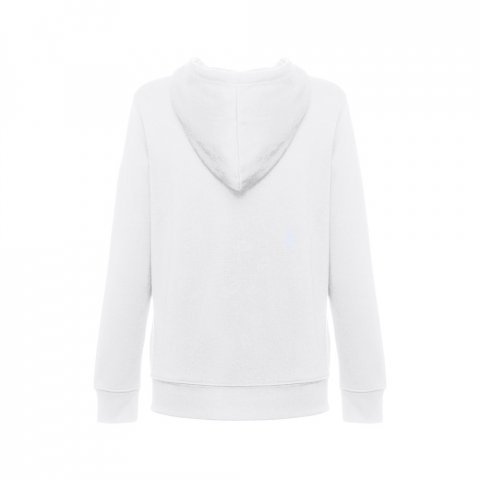 THC AMSTERDAM WOMEN WH. Sudadera de mujer con cremallera y capucha - Blanco