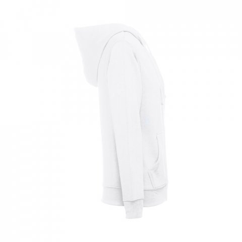 THC AMSTERDAM WOMEN WH. Sudadera de mujer con cremallera y capucha - Blanco