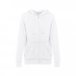 THC AMSTERDAM WOMEN WH. Sudadera de mujer con cremallera y capucha - Blanco
