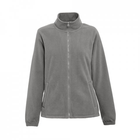 THC GAMA WOMEN. Női nagy sűrűs&eacute;gű fleece dzseki poli&eacute;szterből - Sz&uuml;rke