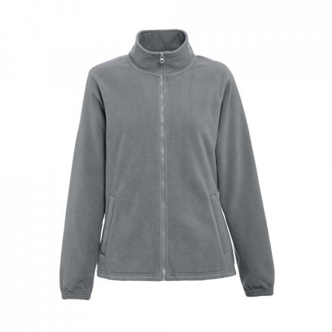THC GAMA WOMEN. Női nagy sűrűs&eacute;gű fleece dzseki poli&eacute;szterből - Sz&uuml;rke