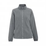 THC GAMA WOMEN. Női nagy sűrűs&eacute;gű fleece dzseki poli&eacute;szterből - Sz&uuml;rke