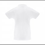 THC MONACO WOMEN WH. Kurzarm-Poloshirt f&uuml;r Damen aus kardierter Baumwolle - Wei&szlig;