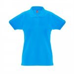 THC MONACO WOMEN. Women's polo shirt - Acqua blue