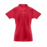 THC BERLIN WOMEN. Polo para senhora - Vermelho