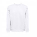 THC COLOMBO WH. Sweatshirt (unisex) aus italienischem Frottee ohne Krempel. Wei&szlig;e Farbe - Wei&szlig;
