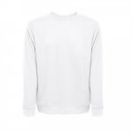 THC COLOMBO WH. Sweatshirt (unisex) aus italienischem Frottee ohne Krempel. Wei&szlig;e Farbe - Wei&szlig;