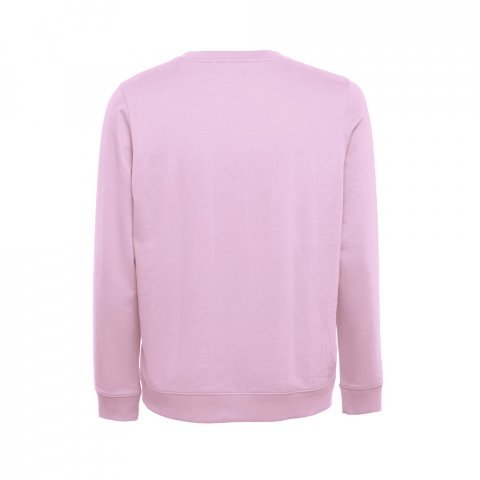 THC COLOMBO. sweatshirt (unisex)uden slids i italiensk Terry.Hvid - Lilac