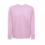 THC COLOMBO. sweatshirt (unisex)uden slids i italiensk Terry.Hvid - Lilac