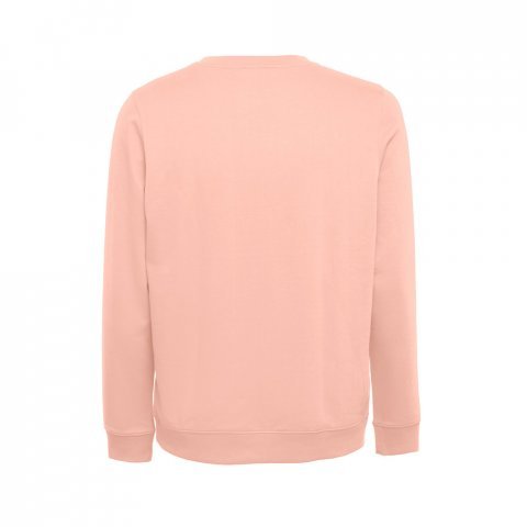 THC COLOMBO. sweatshirt (unisex)uden slids i italiensk Terry.Hvid - Laks