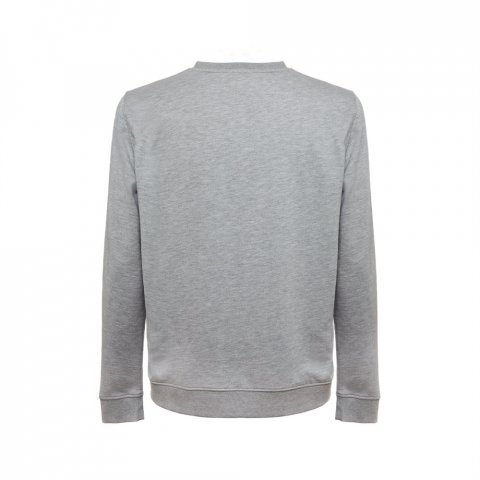 THC COLOMBO. sweatshirt (unisex)uden slids i italiensk Terry.Hvid - Lynggr&aring;