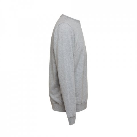 THC COLOMBO. sweatshirt (unisex)uden slids i italiensk Terry.Hvid - Lynggr&aring;