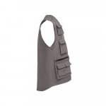 THC PIXEL 3XL. Weste mit verschiedenen Taschen - Grau