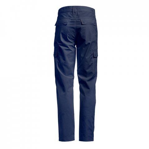THC CARGO. Polyester and cotton work trousers - Navy blue