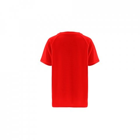 THC MOVE KIDS. Lasten tekninen lyhythihainen polyesteri-t-paita - Punainen