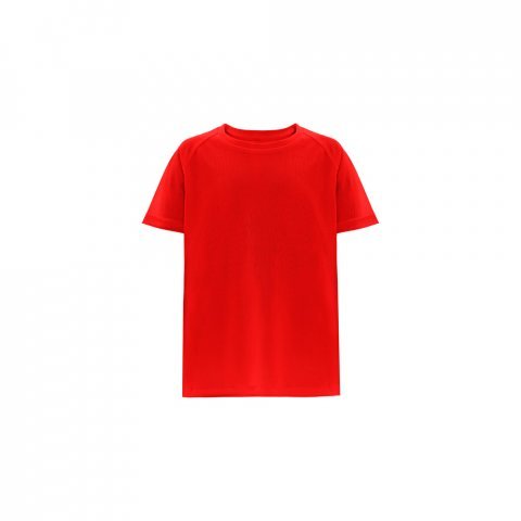 THC MOVE KIDS. Lasten tekninen lyhythihainen polyesteri-t-paita - Punainen