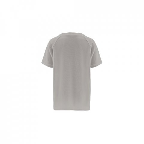 THC MOVE KIDS. Lasten tekninen lyhythihainen polyesteri-t-paita - Vaaleanharmaa