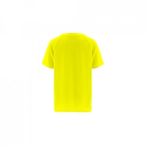 THC MOVE KIDS. Lasten tekninen lyhythihainen polyesteri-t-paita - Heksakromi keltainen