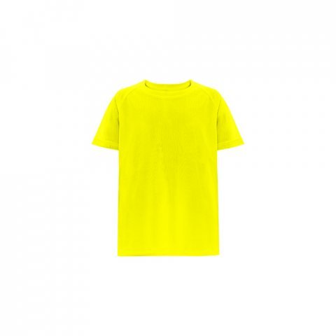 THC MOVE KIDS. Lasten tekninen lyhythihainen polyesteri-t-paita - Heksakromi keltainen
